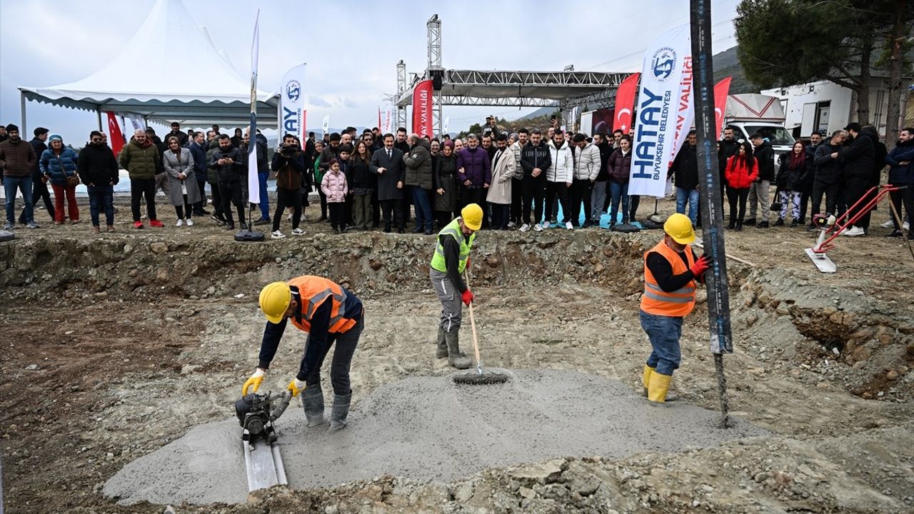 Hatay'da Vali Mustafa Masatlı Medeniyetler Köyü ve İbadethanesinin Temeli Atıldı