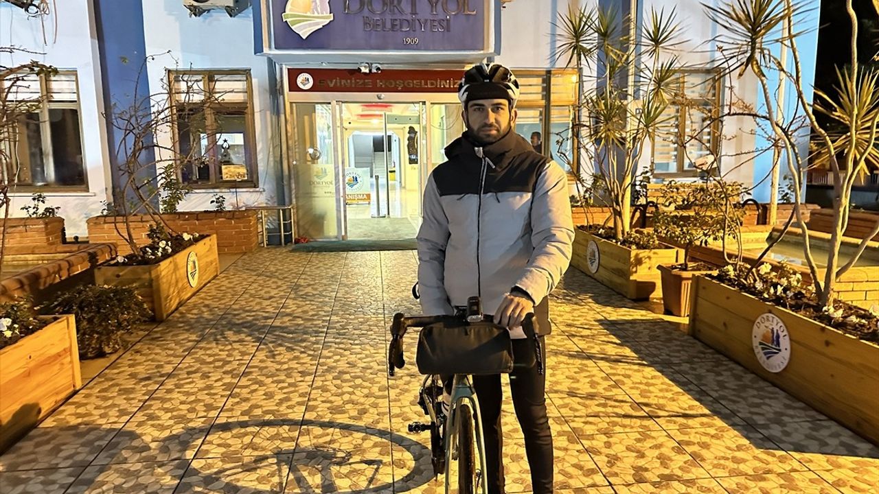 Hataylı Fikri Önal, Depremzede Anısına 1600 Kilometre Bisiklet Sürecek