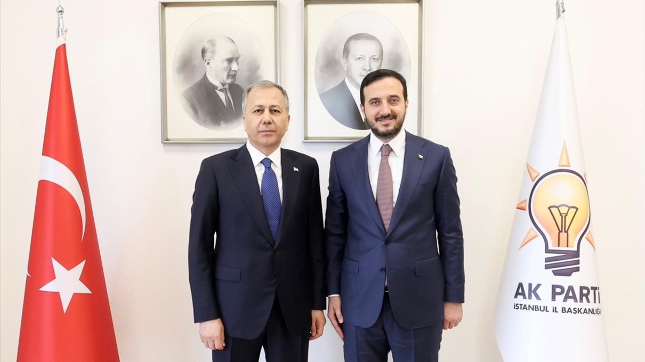 İçişleri Bakanı Ali Yerlikaya, AK Parti İstanbul İl Başkanı Özdemir'i Ziyaret Etti