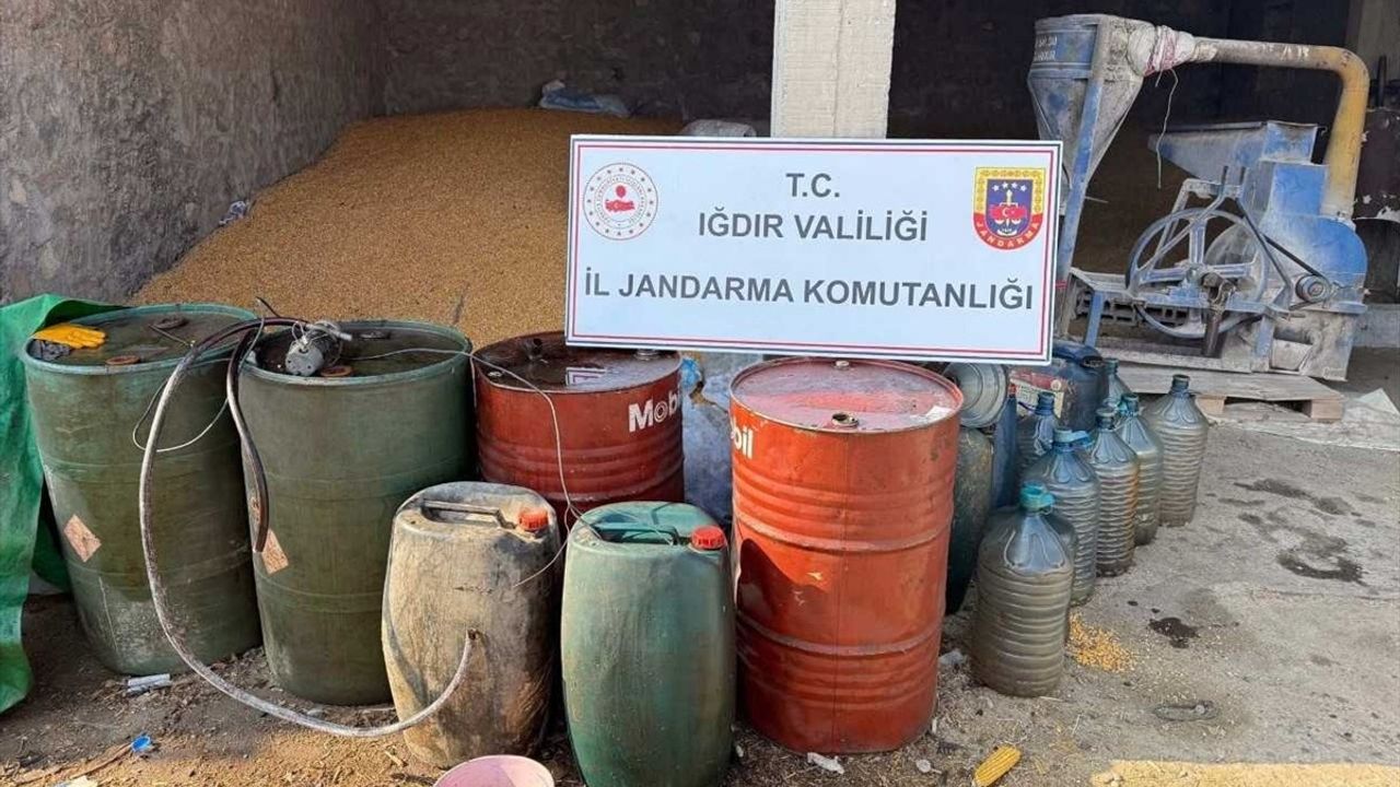 Iğdır'da Kaçak Akaryakıt Ticareti Yapan Şüpheli Yakalandı