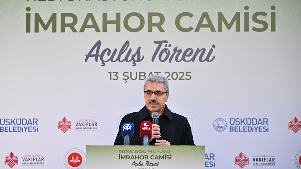 İmrahor Camisi İbadete Açıldı