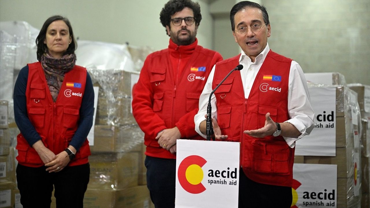 İspanya, Gazze'ye 12 Ton İnsani Yardım Gönderdi