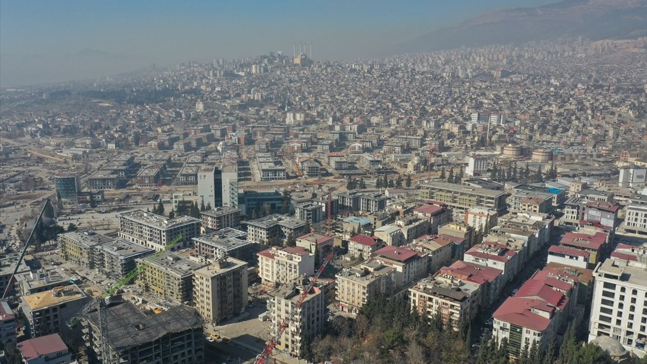 Kahramanmaraş'taki depremlerin 2. yılı: Havadan görüntülerle değişim gözler önünde