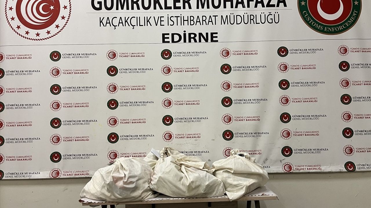 Kapıkule Sınır Kapısı'nda 67 Kilogram Uyuşturucu Ele Geçirildi