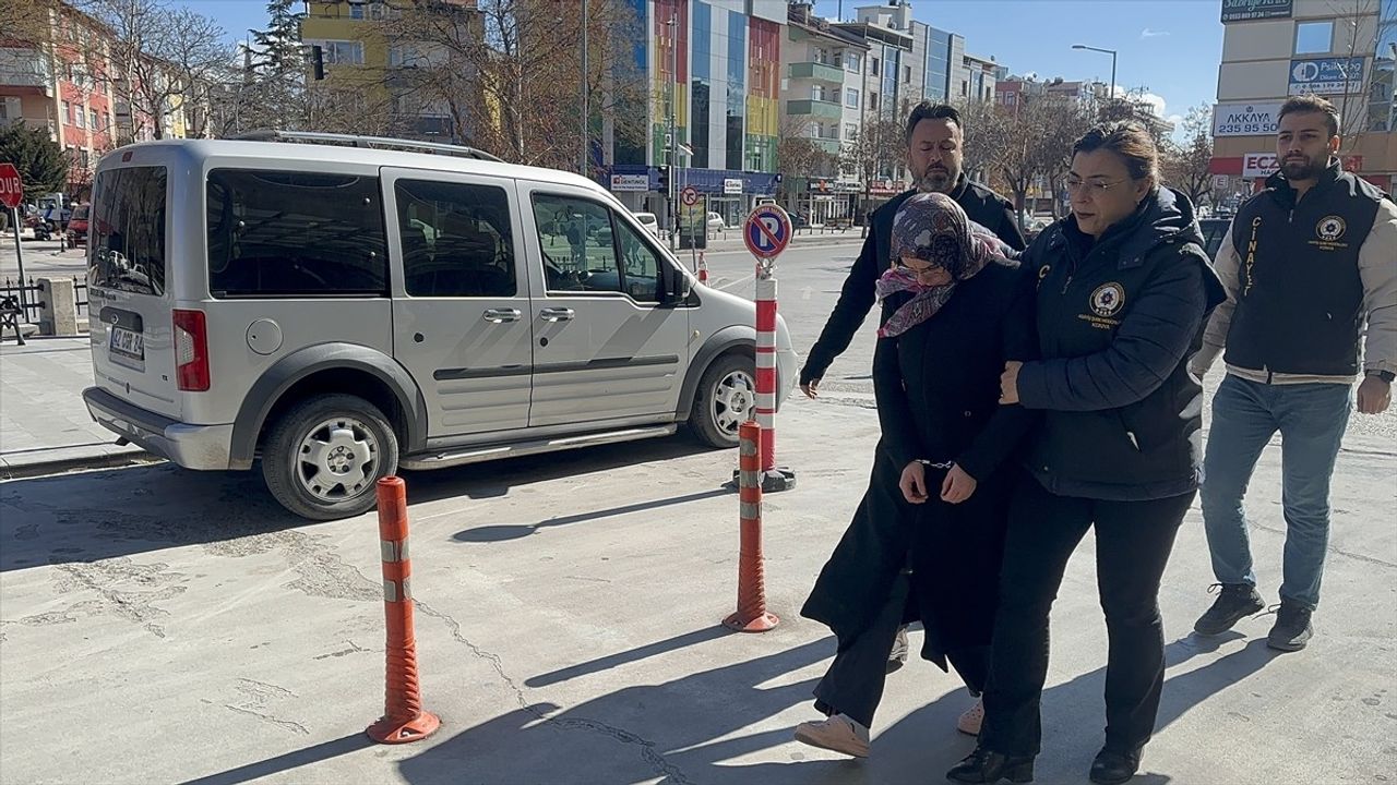 Konya'da Eşini Bıçaklayarak Öldüren Kadın Gözaltına Alındı
