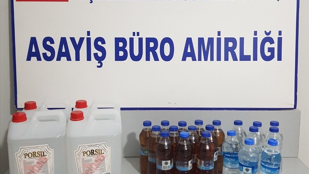 Kütahya'da Sahte İçki Üretim Operasyonu: Bir Şüpheli Yakalandı