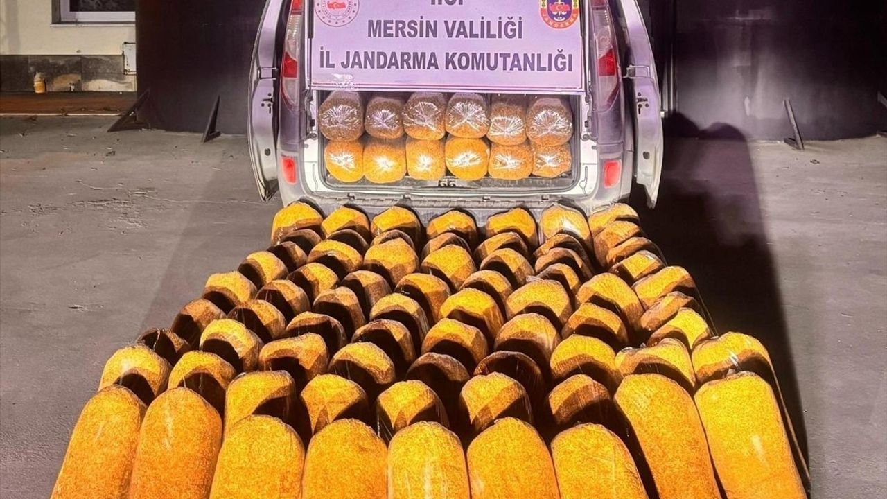 Mersin'de 580 Kilogram Sahte Bandrollü Tütün Ele Geçirildi