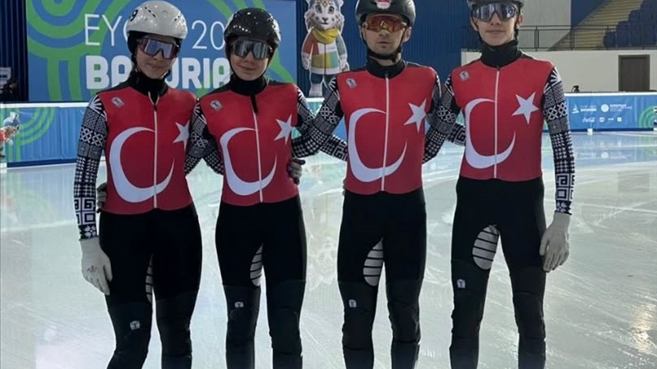 Milli Buz Patenciler, Türkiye'ye Kış EYOF'taki İlk Takım Madalyasını Kazandırdı