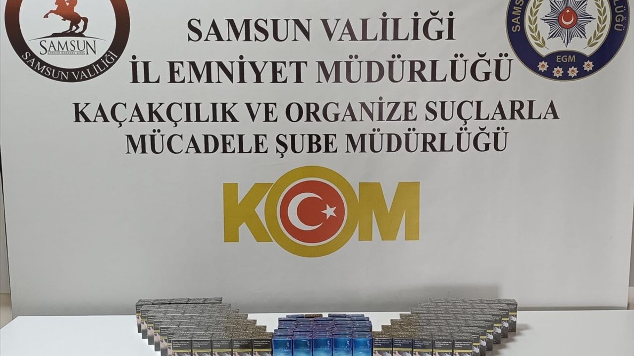 Samsun'da Kaçak Tütün Operasyonu: Bir Zanlı Gözaltına Alındı