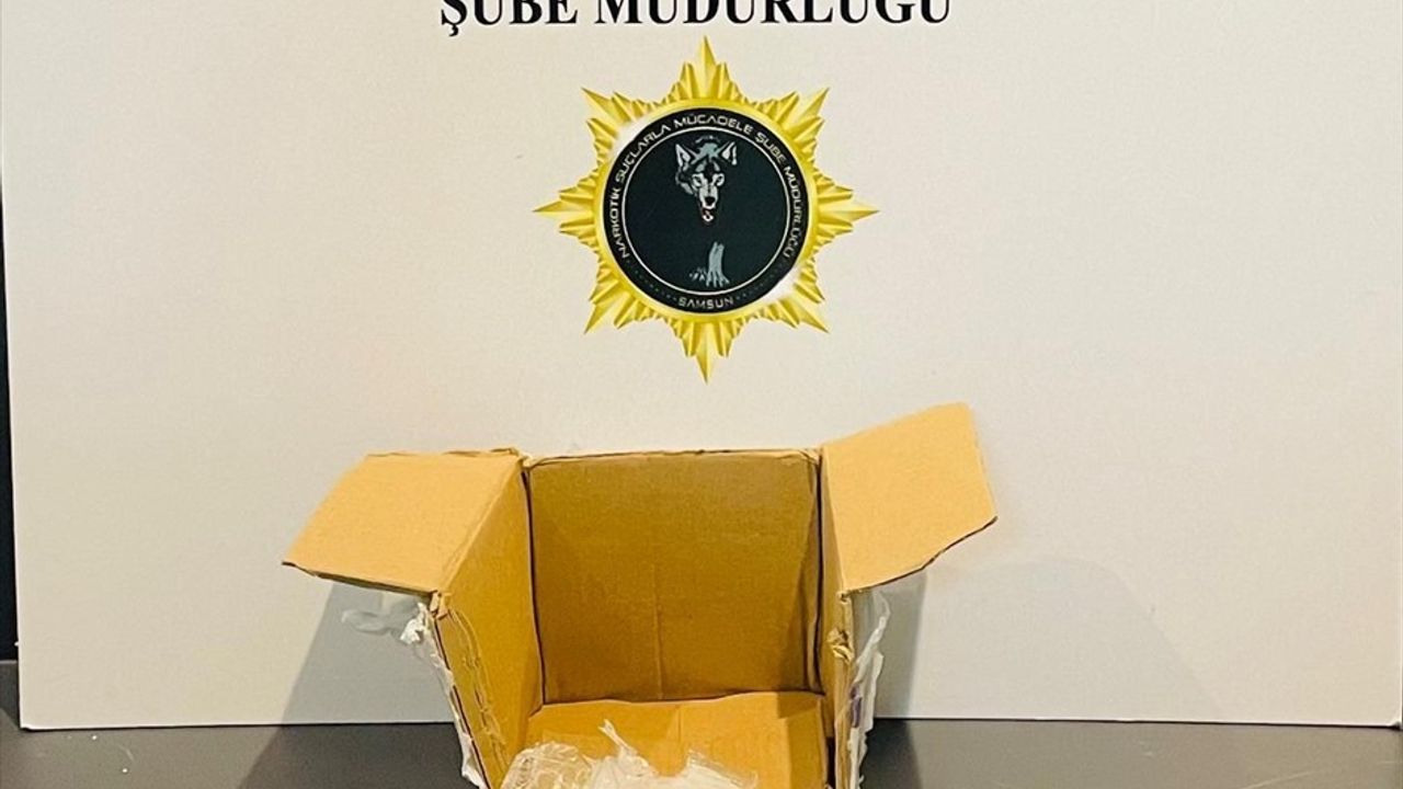 Samsun'da Kargo Paketinde Uyuşturucu Ele Geçirildi: 2 Zanlı Gözaltında
