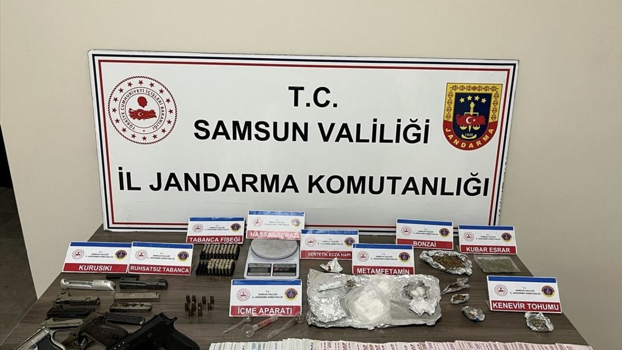 Samsun'da Uyuşturucu Operasyonu: 4 Şüpheli Yakalandı