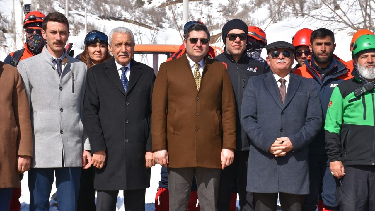 Şırnak'ta Çığ Tatbikatı Gerçekleştirildi