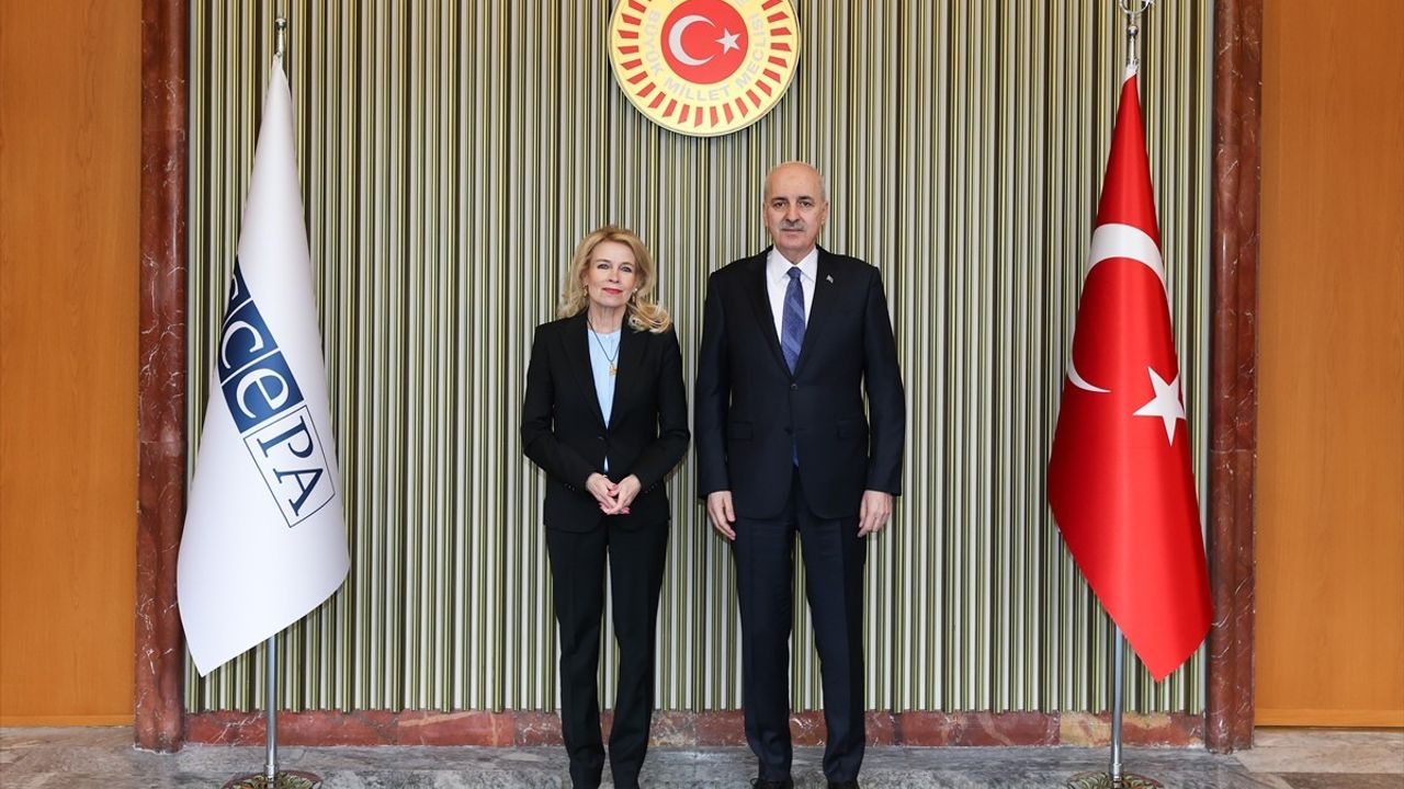 TBMM Başkanı Kurtulmuş ve AGİT PA Başkanı Kauma'dan Ortak Açıklamalar