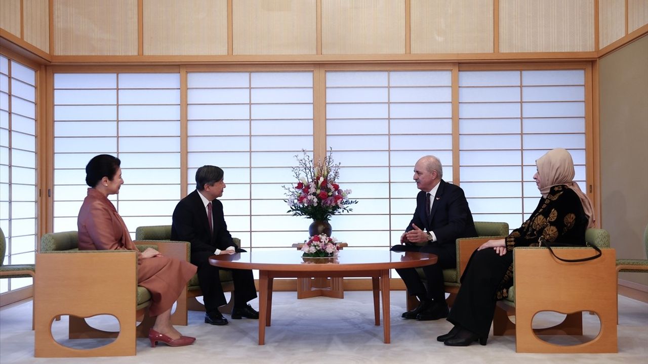 TBMM Başkanı Numan Kurtulmuş Japonya İmparatoru Naruhito ile Görüştü