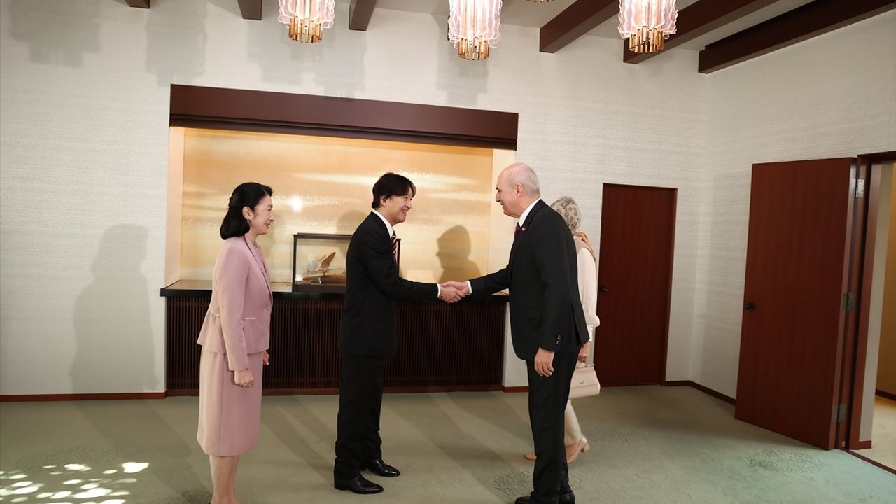 TBMM Başkanı Numan Kurtulmuş, Japonya Veliaht Prensi Akishino ile Görüştü