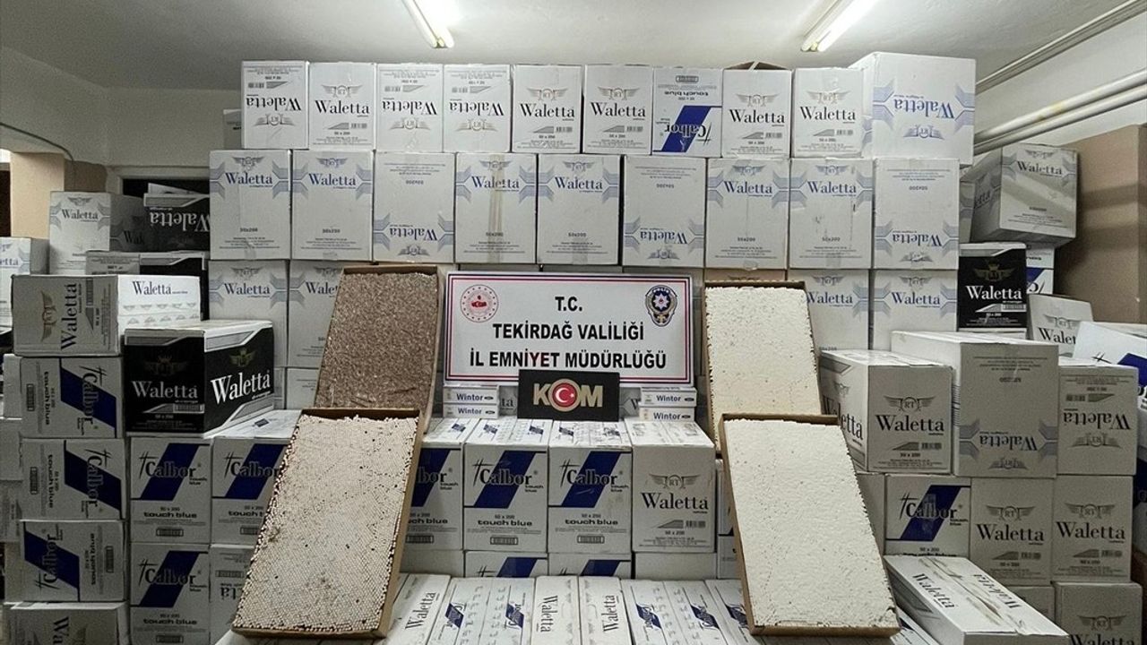 Tekirdağ'da Kaçakçılık Operasyonlarında 39 Şüpheli Gözaltına Alındı