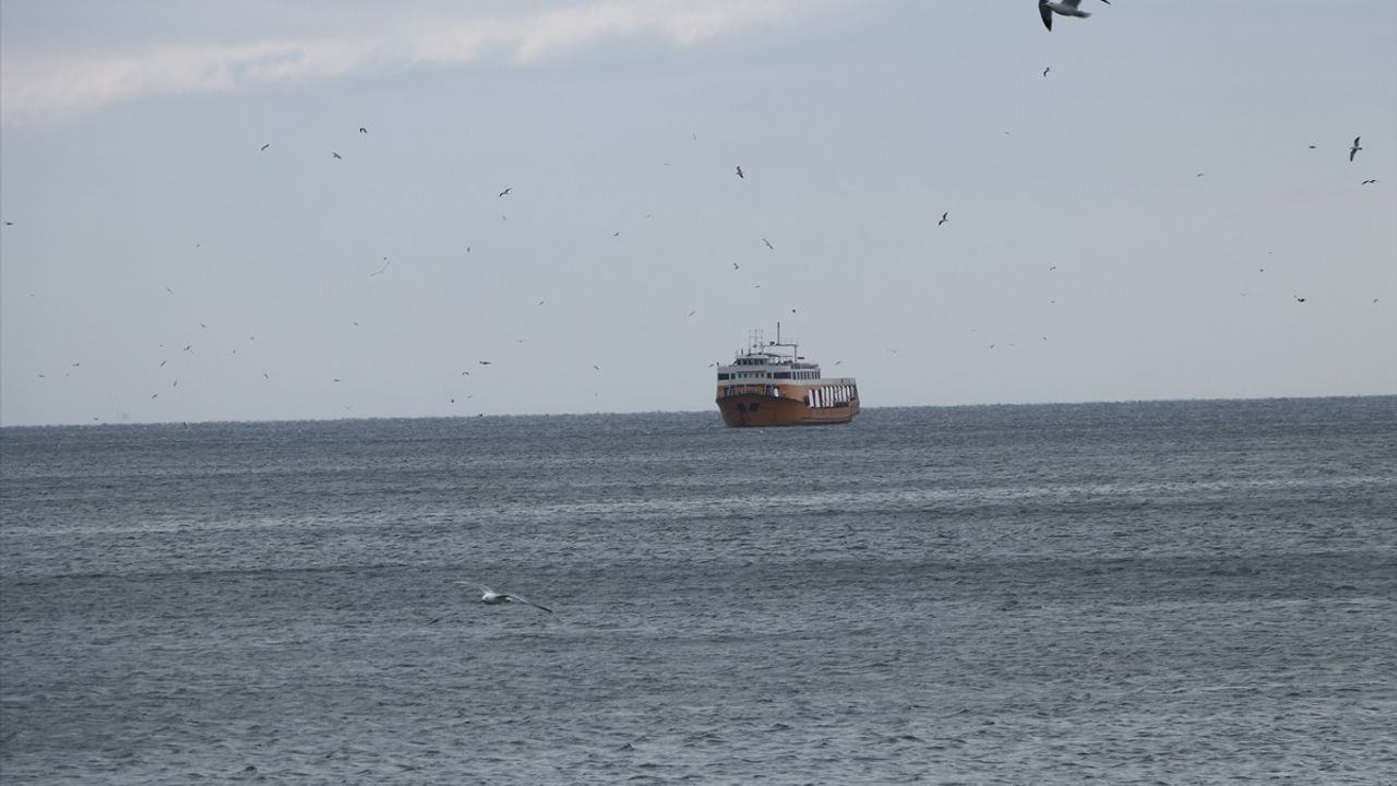 Tekirdağ'da Poyraz Rüzgarı Deniz Ulaşımını Aksatıyor