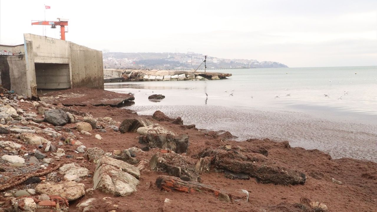Tekirdağ Sahilinde Kırmızı Yosun Birikimi: Vatandaşlar Tedirgin Olmasın