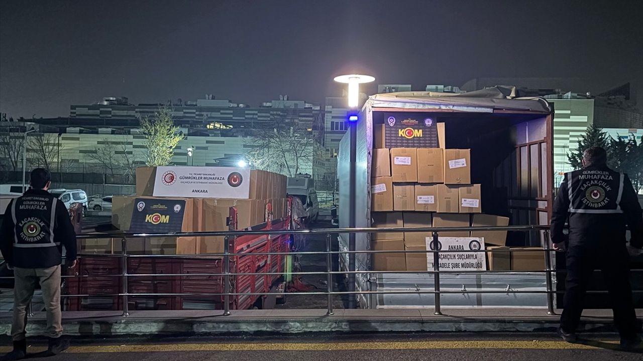 Ticaret Bakanlığı, Ankara ve Sakarya'da Makaron ve Kaçak Sigara Operasyonları Gerçekleştirdi
