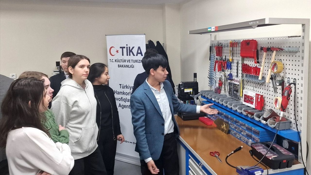 TİKA, Özbekistan'da Cezeri-Lab Dijital Tasarım ve Üretim Laboratuvarını Açtı