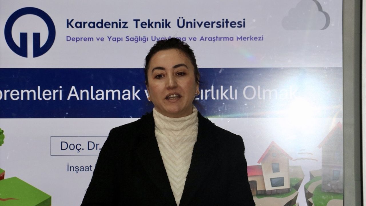 Trabzon'da Öğrencilere Deprem Teknolojileri Eğitimi Verildi