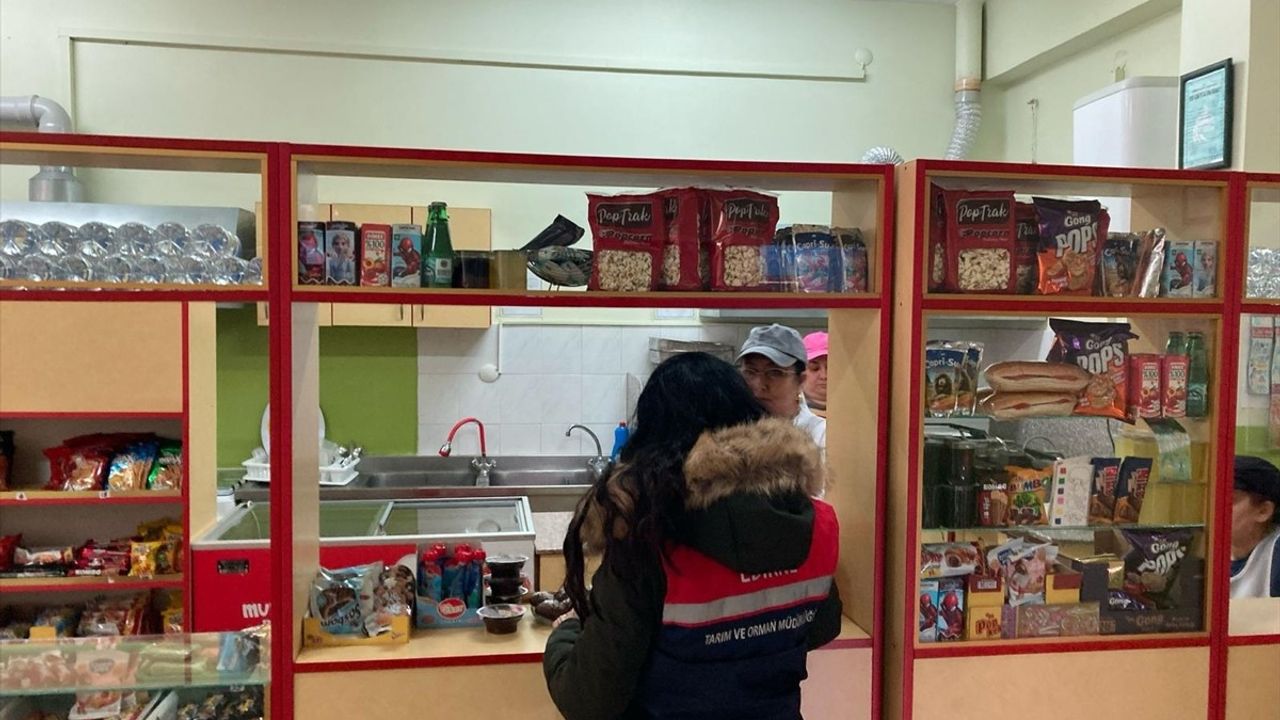 Trakya'da Okul Kantinleri ve Gıda Satış Noktaları Denetlendi
