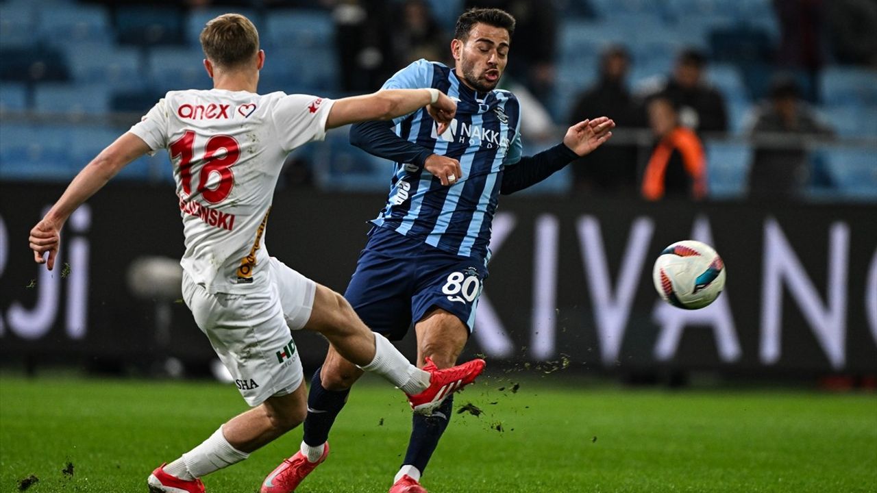 Trendyol Süper Lig'de Adana Demirspor ve Onvo Antalyaspor Berabere Kaldı