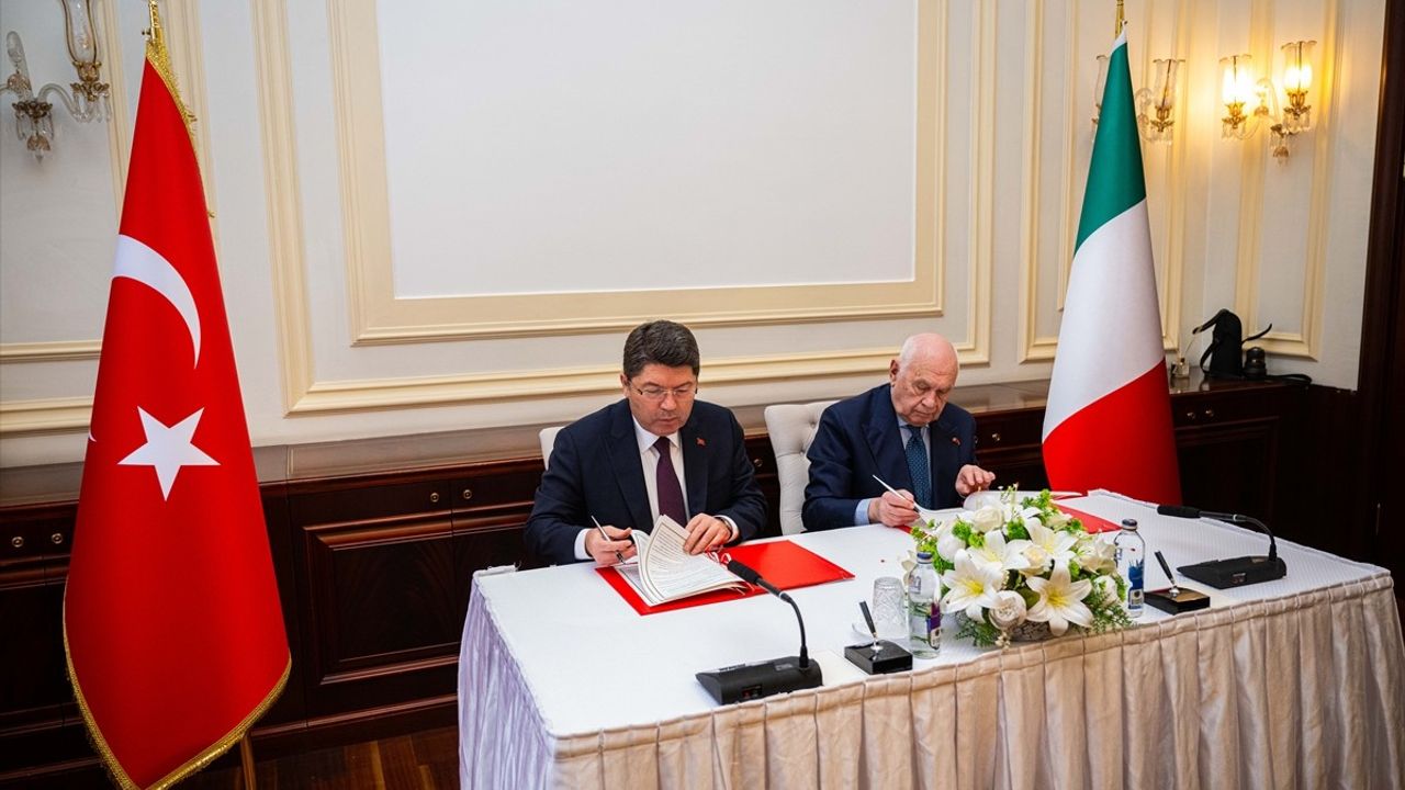 Türkiye ve İtalya Adalet Bakanları Arasında İşbirliği Protokolü İmzalandı