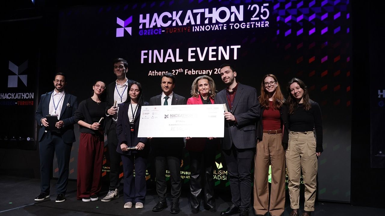 Türkiye-Yunanistan Hackathonu'nun Finali Atina'da Gerçekleşti