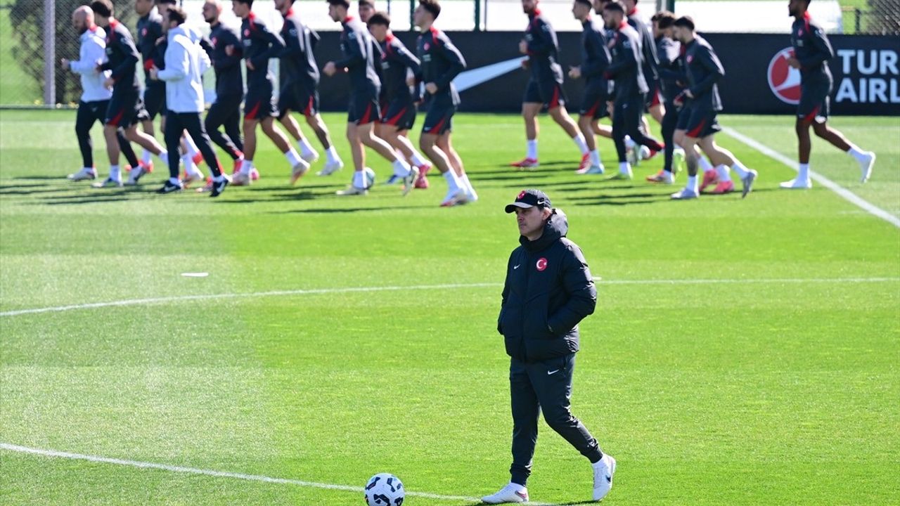 A Milli Futbol Takımı, Macaristan Maçının Hazırlıklarını Tamamladı