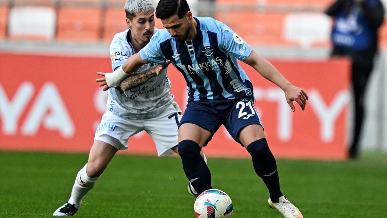 Adana Demirspor ve Sipay Bodrum FK'nın Karşılaşması İlk Yarıda Golsüz Tamamlandı