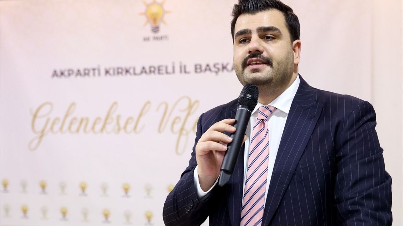 AK Parti Genel Sekreteri Eyyüp Kadir İnan, Kırklareli'nde Partililere Seslendi