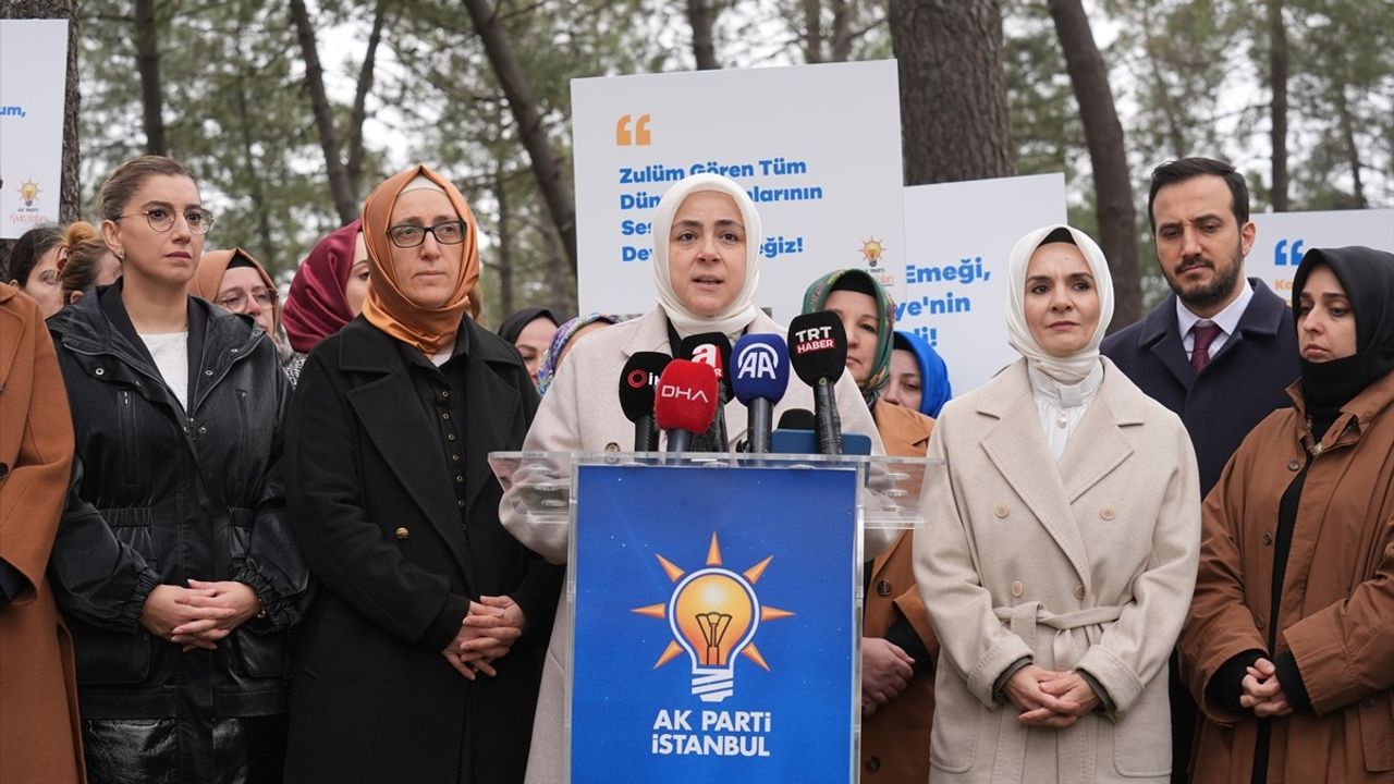 AK Parti İstanbul Kadın Kolları, Savaşlarda Hayatını Kaybeden Kadınlar Anısına Fidan Dikti
