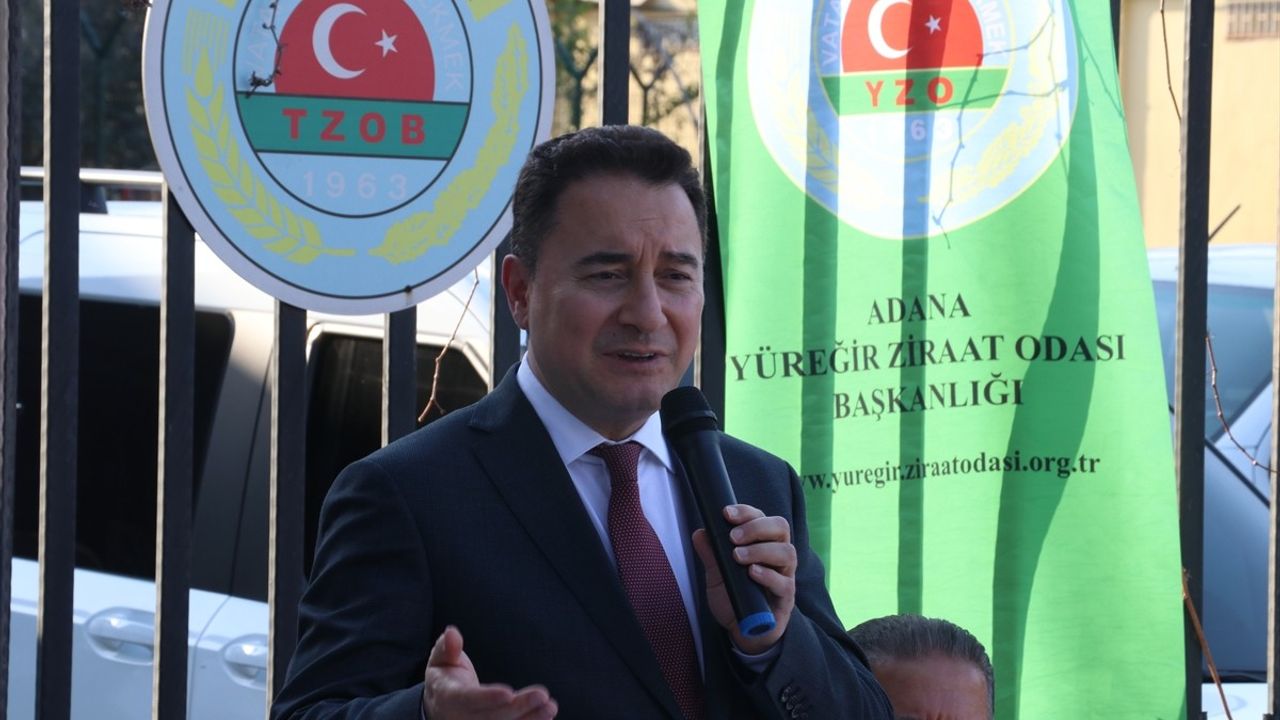 Ali Babacan, Adana'da İftar Programında Çiftçilerin Sorunlarını Ele Aldı