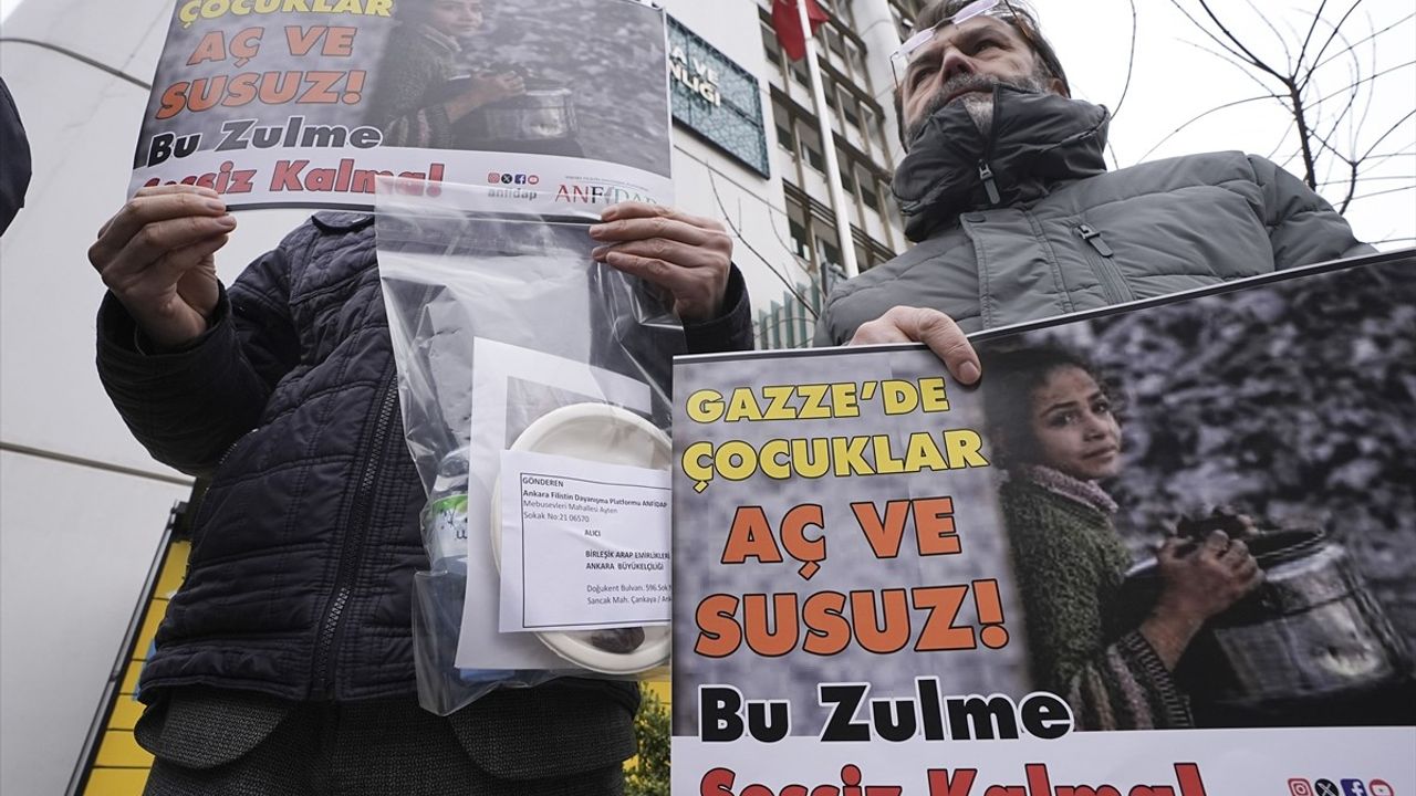 Ankara Filistin Dayanışma Platformu'ndan Gazze'ye Yardım Çağrısı