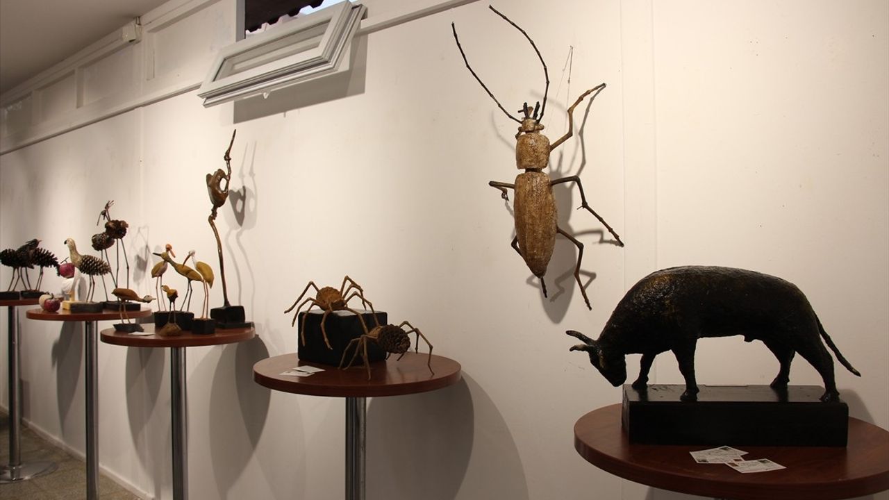 Antalya'da 'Çevreye Dost Heykeller' Sergisi Sanatseverlerle Buluştu