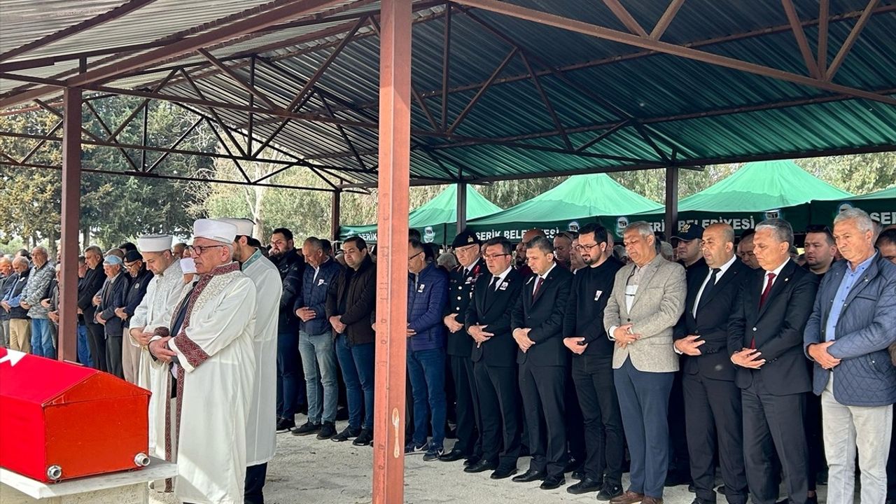 Antalya'da Gazi İlhan Uçar Son Yolculuğuna Uğurlandı