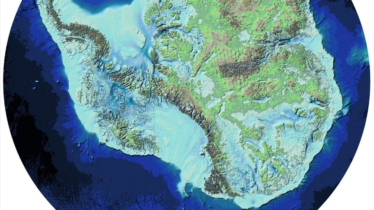 Antarktika'nın Buzulsuz Haritası Hazırlandı