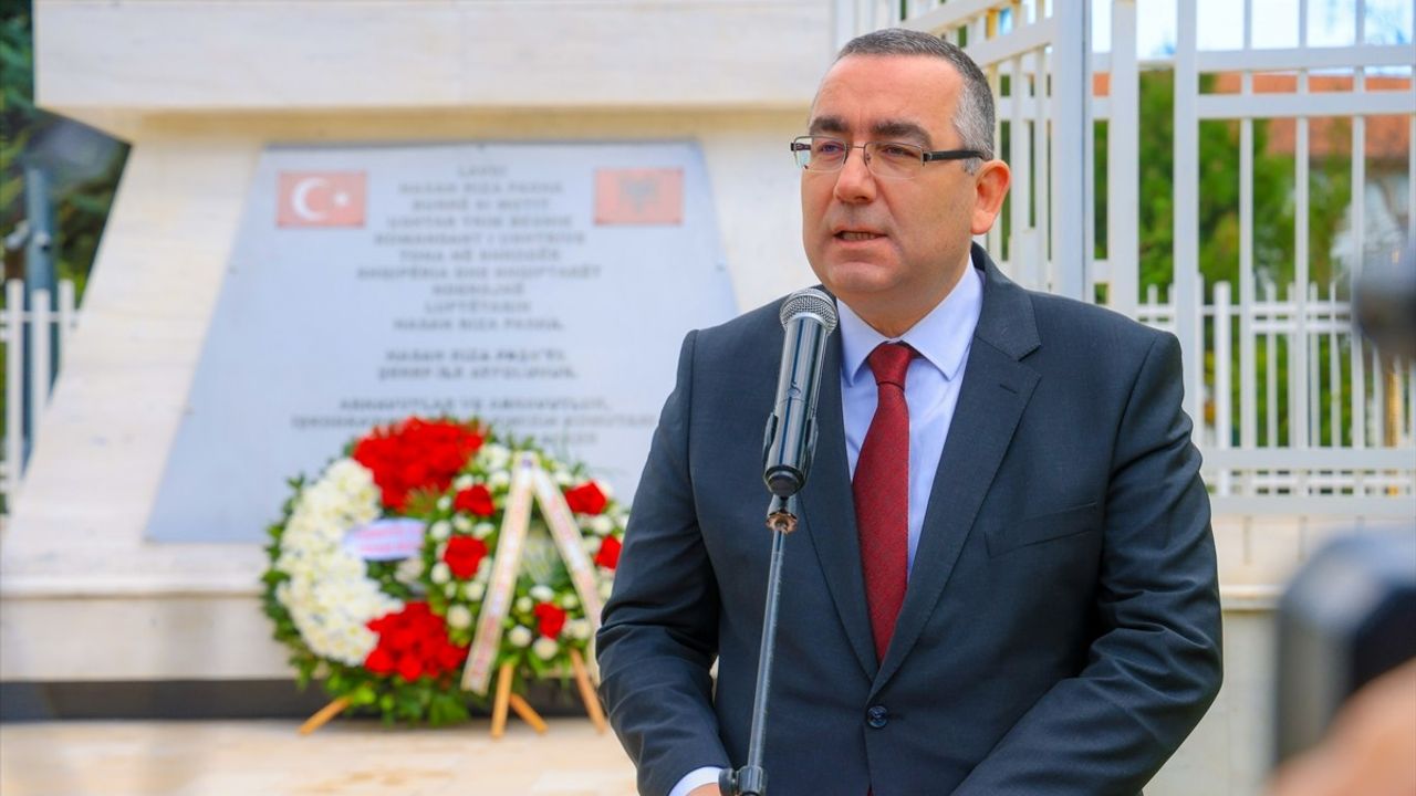 Arnavutluk'ta Çanakkale Deniz Zaferi'nin 110. Yıl Dönümü Töreni