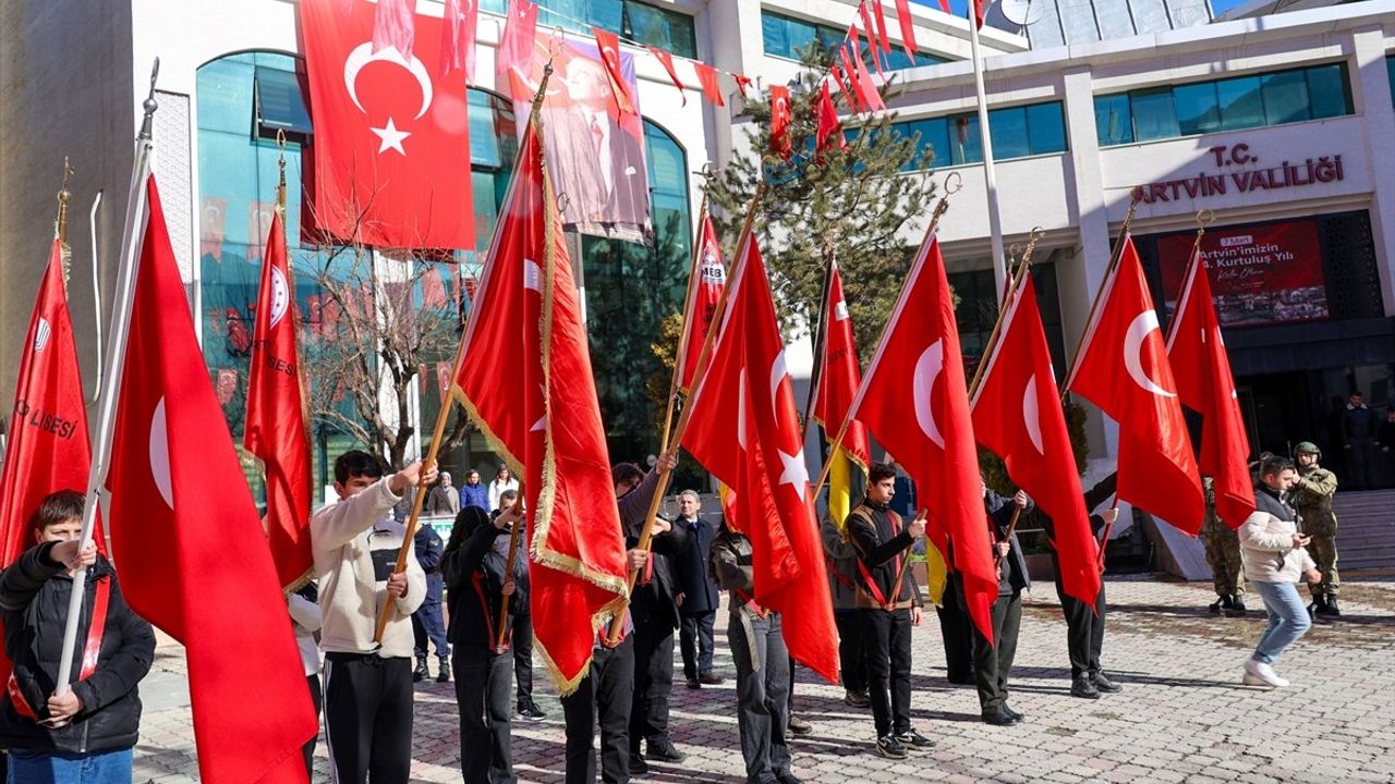 Artvin'in Düşman İşgalinden Kurtuluşunun 104'üncü Yıl Dönümü Kutlandı