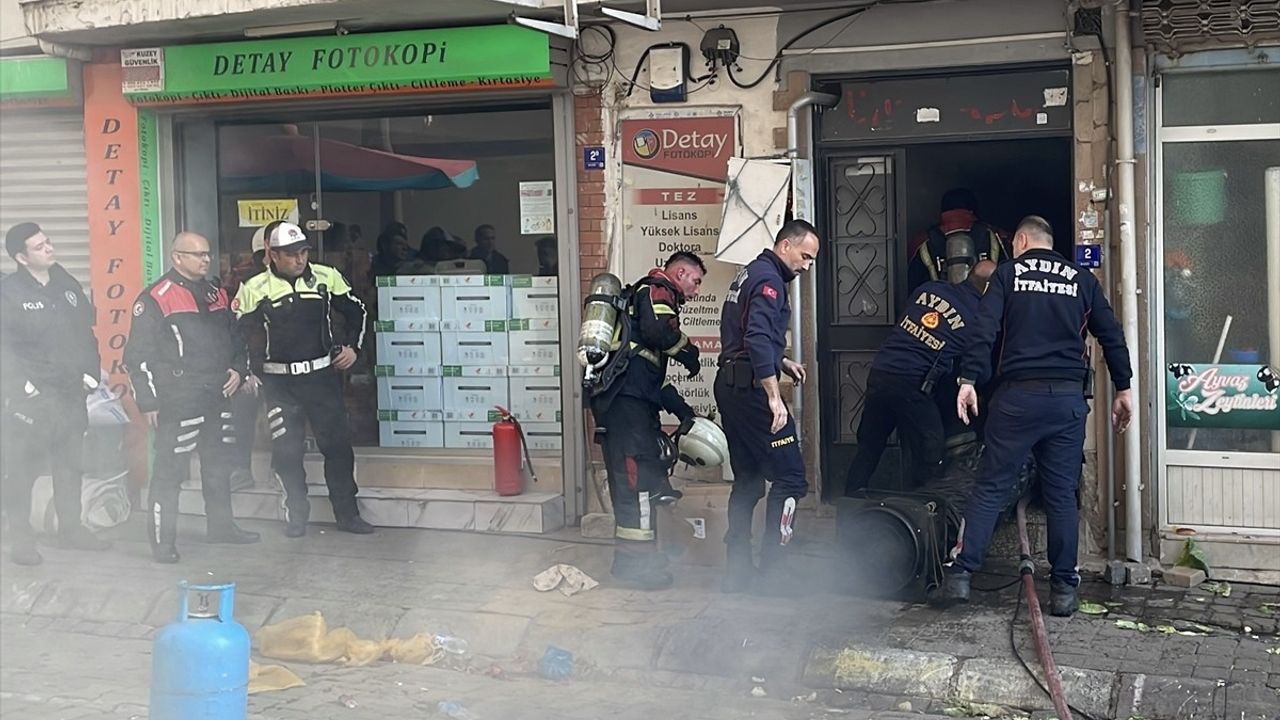 Aydın Efeler'de Baca Yangını Söndürüldü