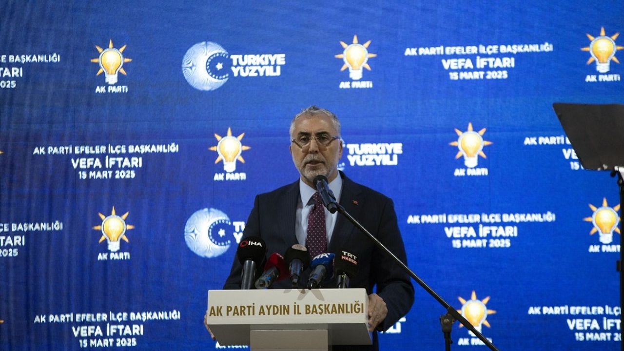 Bakan Işıkhan, Aydın'da İftarda Önemli Açıklamalarda Bulundu