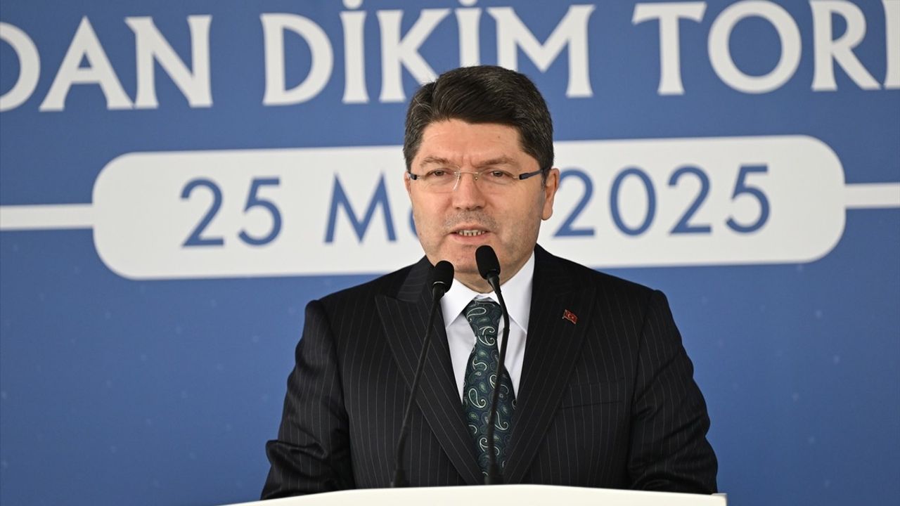 Bakan Tunç'tan Adalet Ormanı Fidan Dikim Töreninde Şiddete Hayır Mesajı