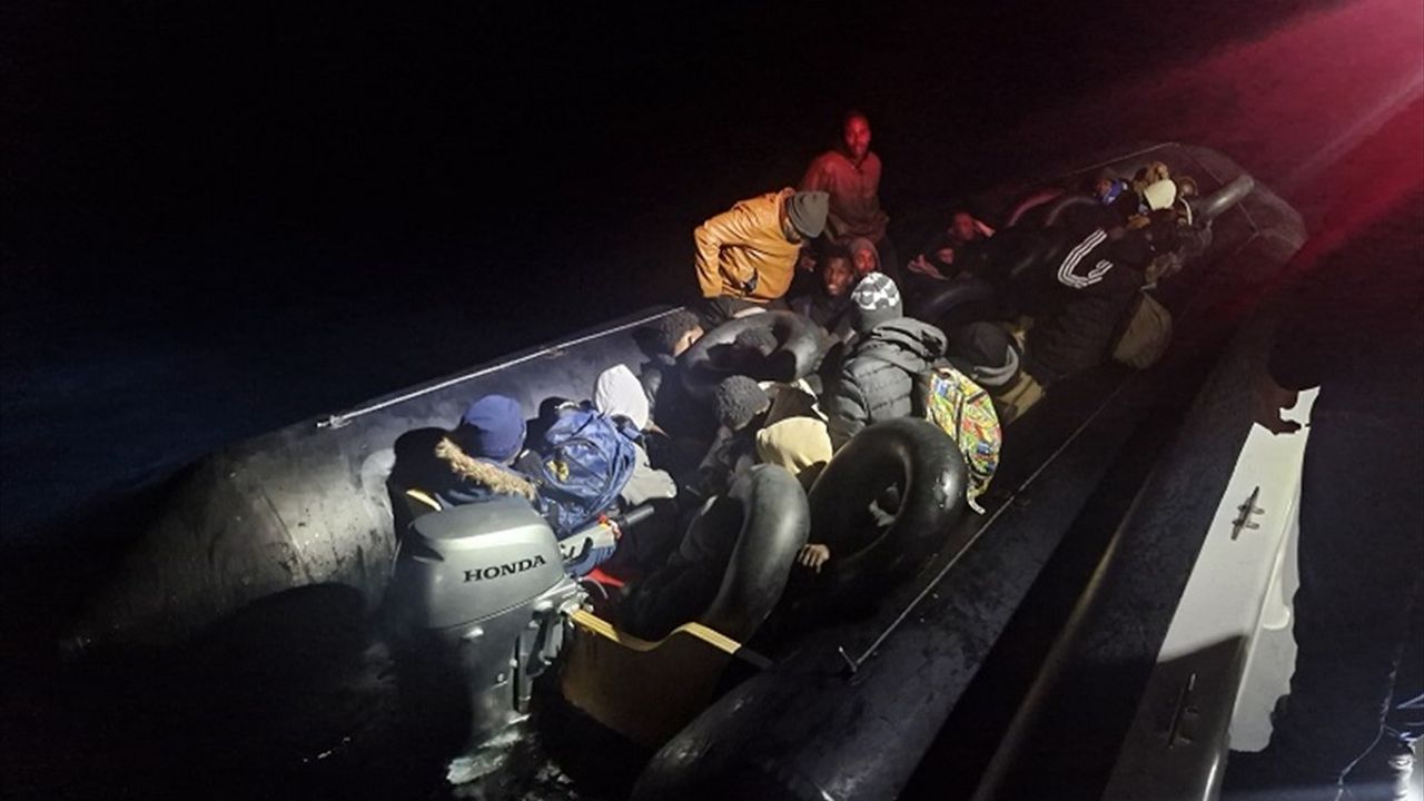 Balıkesir'de 35 Düzensiz Göçmen Yakalandı