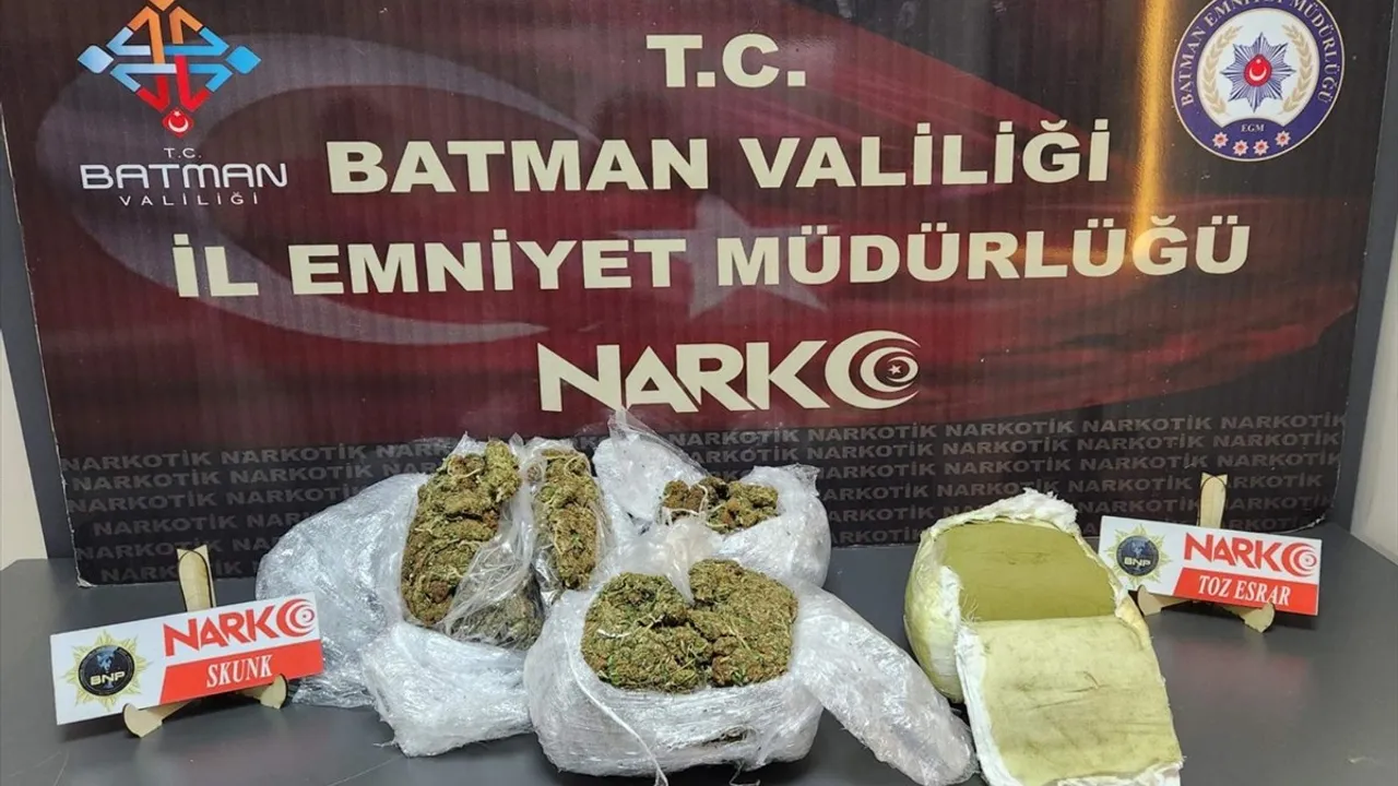 Batman'da Uyuşturucu Operasyonunda Bir Şüpheli Tutuklandı