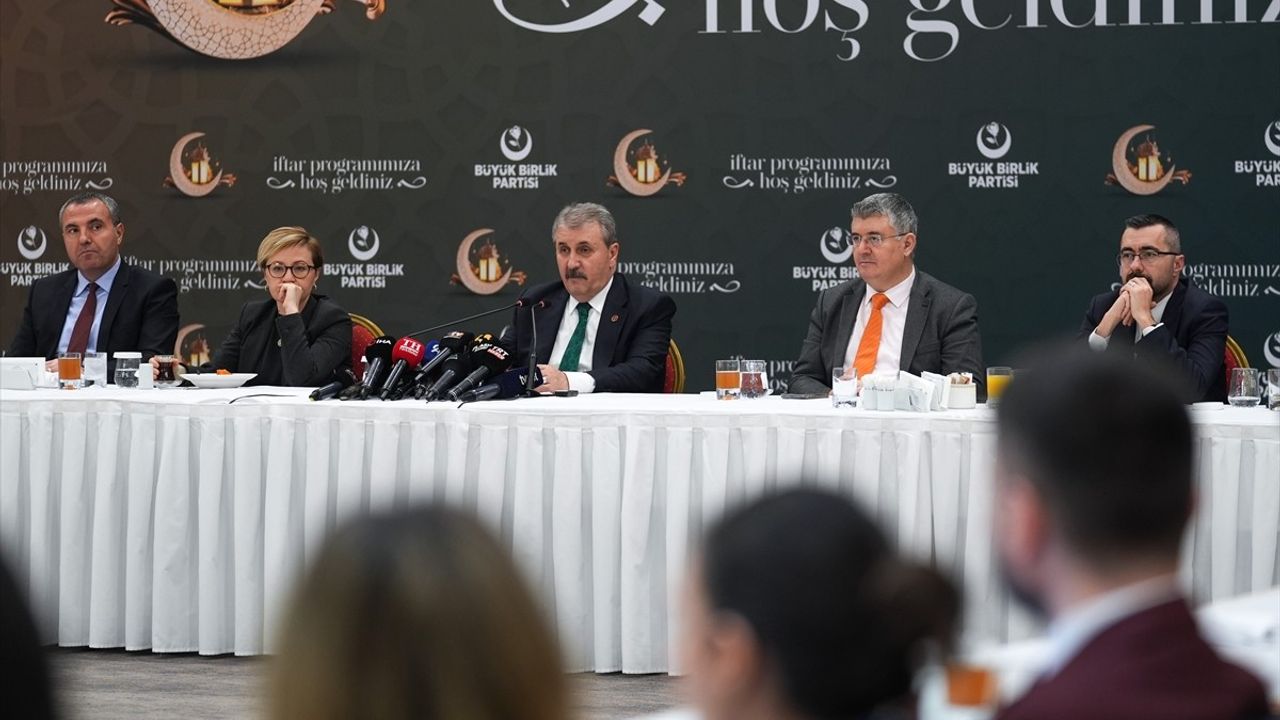 BBP Genel Başkanı Destici: 'Karşımızdakilere Güvenmiyoruz'