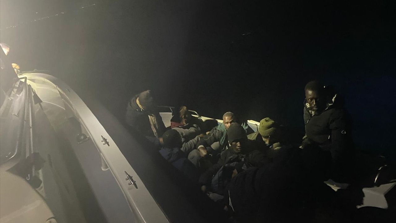 Bodrum Açıklarında 7 Düzensiz Göçmen Yakalandı, Bir Şüpheli Gözaltına Alındı