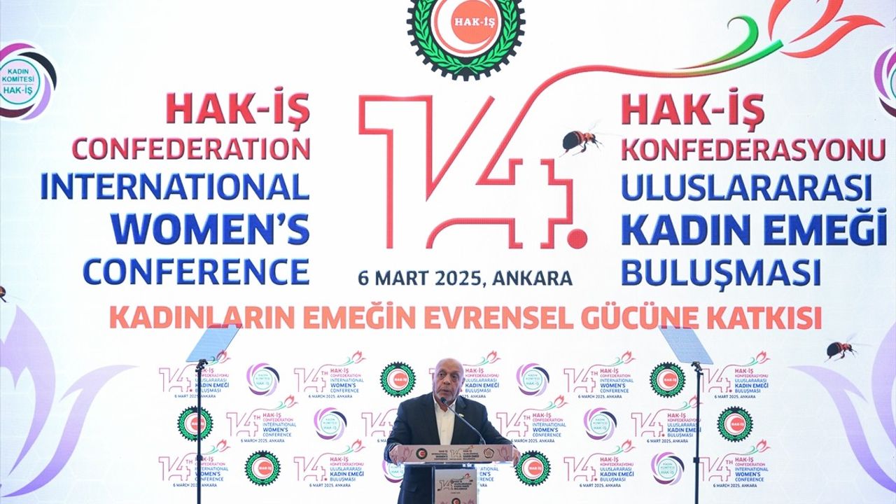 Çalışma ve Sosyal Güvenlik Bakanı Vedat Işıkhan, Kadın Emeği Üzerine Vurgularda Bulundu