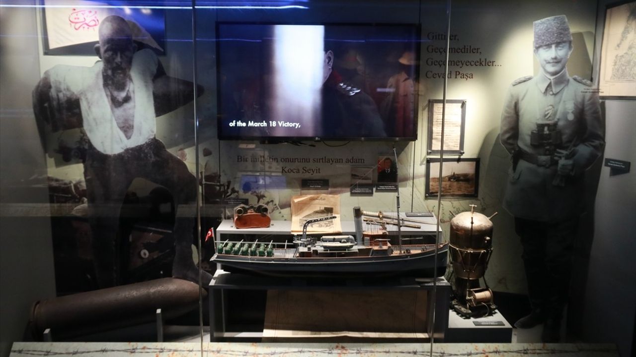 Çanakkale Savaşları Mobil Müzesi Tiran'da Ziyarete Açıldı