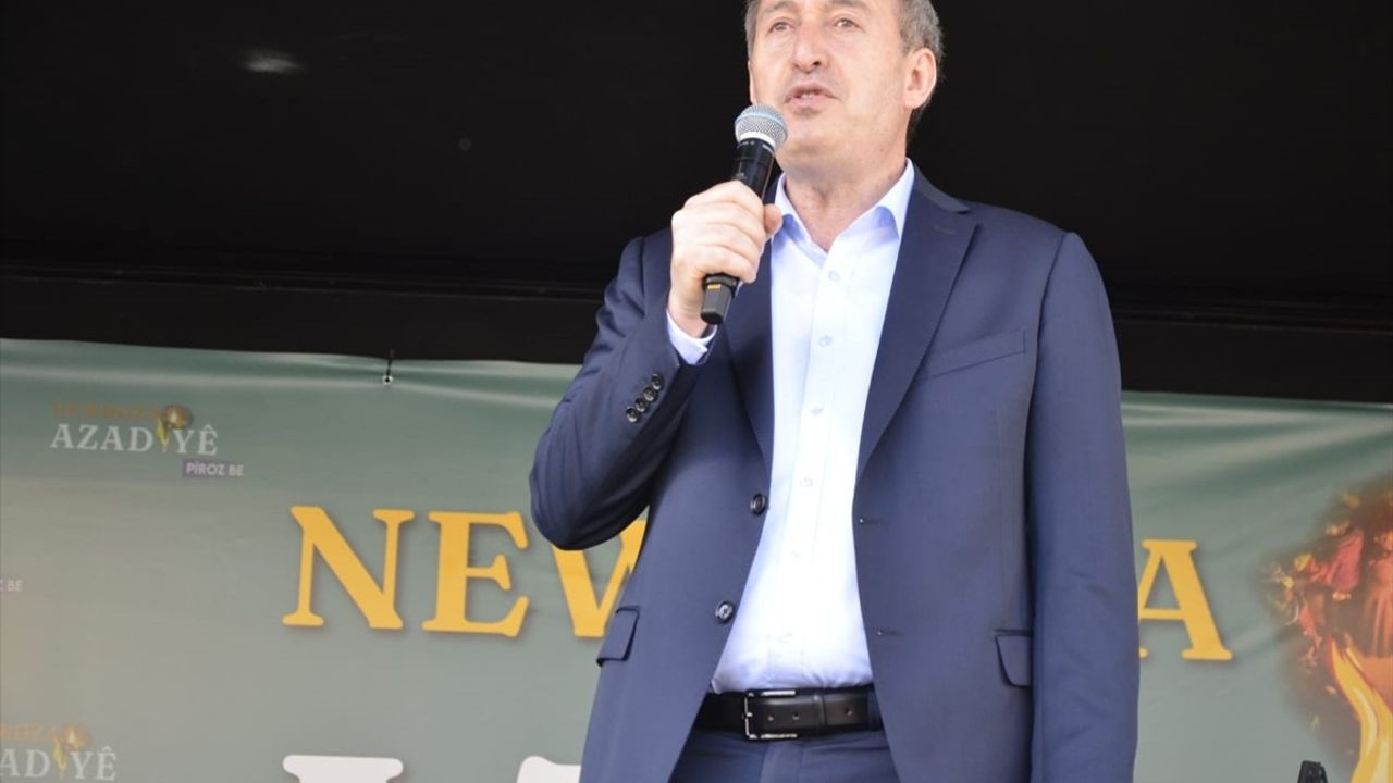 DEM Eş Genel Başkanı Tuncer Bakırhan, Şanlıurfa’da Nevruz Etkinliğine Katıldı